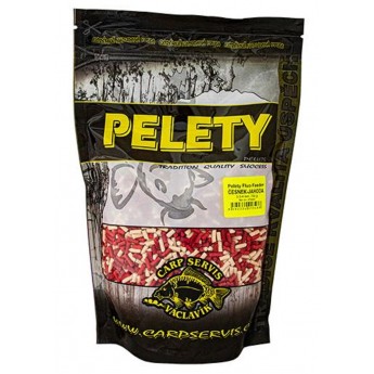 pelety Fluo Feeder - 700g česnek-jahoda pelety Fluo Feeder - 700g česnek-jahoda