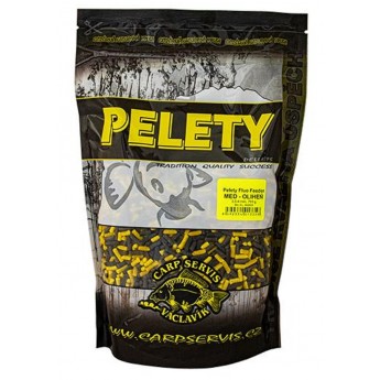 pelety Fluo Feeder - 700g med-oliheň pelety Fluo Feeder - 700g med-oliheň