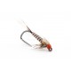 Troutline Hand Selected Stripped Peacock Quill - páv - natur