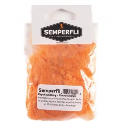 Troutline Kapok Dubbing - Fluo Orange