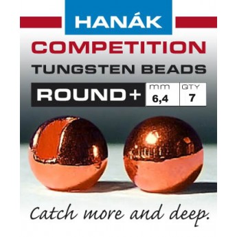 Tungstenov&eacute; hlavičky Round měděn&eacute;
