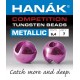 Tungstenové hlavičky Metallic tmavě růžová