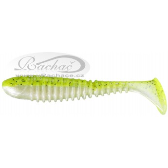 Berkley Flex Rib Shad Cartreuse