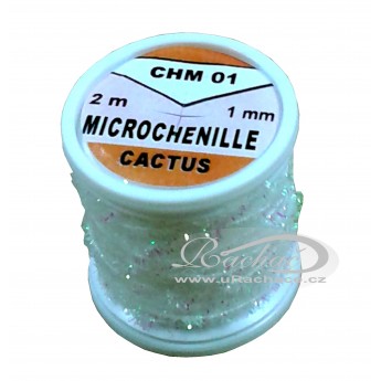 microchenille cactus - 01 bílá perleť