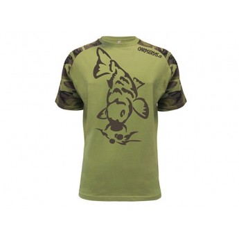 Tričko Carp Servis kapr military