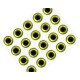 3D Epoxy Eyes, Metalic Chartreuse