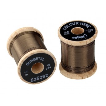Colour Wire, 0.2 mm - Gunmetal