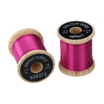 Colour Wire, 0.2 mm -Bright Purple