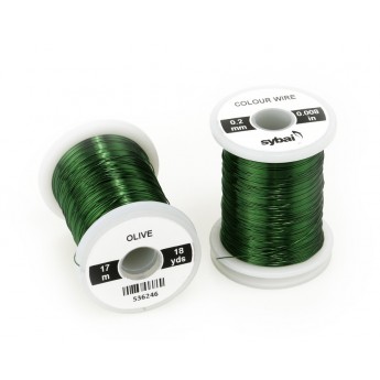 Colour Wire 0,2 mm - Olive