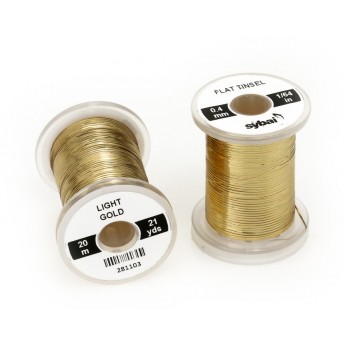 Flat Tinsel 0,4mm - Light Gold