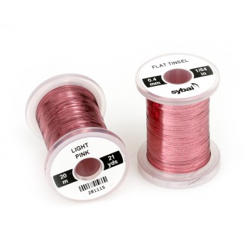 Flat Tinsel 0,4mm -  Light Pink