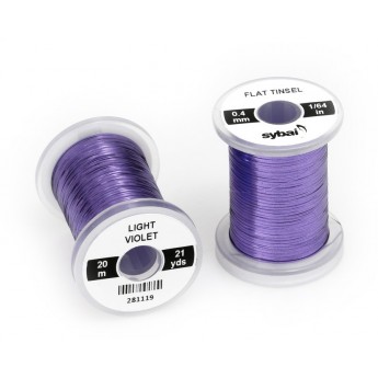 Flat Tinsel 0,4mm -  Light Violet