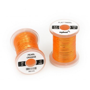 Flat Tinsel 0,4mm - Pearl Orange