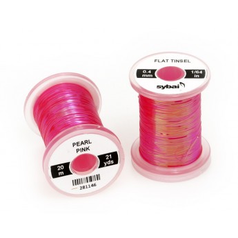 Flat Tinsel 0,4mm - Pearl Pink