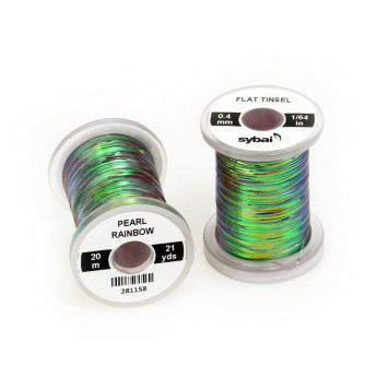 Flat Tinsel 0,4mm - Pearl Rainbow