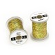 Flat Tinsel 0,4mm - Holographic Gold