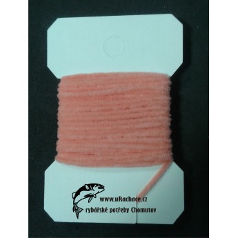 Chenille ultra micro - lososová