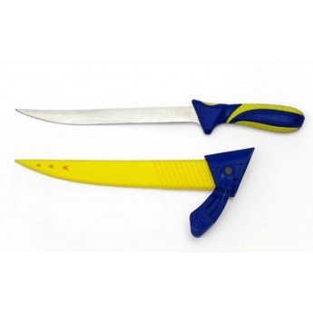 nůž filetovací 20cm modro-žlutý