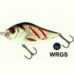 wobler Salmo SLIDER 5 S Wounded Real Grey Shiner