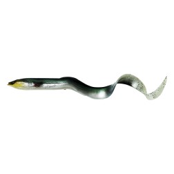 4D Real Eel Green Silver