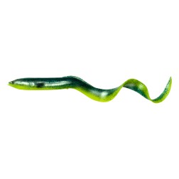 4D Real Eel Green Yellow Glitter