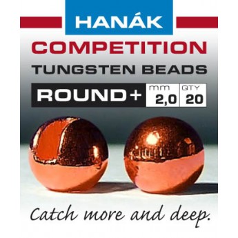 Tungstenové hlavičky Round měděné